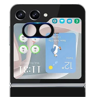 Szkło ochronne na aparat obiektyw do Samsung Galaxy Z Flip 5 nakładka Lens Full Camera Glass czarny - Części i akcesoria do laptopów - miniaturka - grafika 6