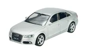 Samochody i pojazdy dla dzieci - WELLY AUDI A4 B8 SREBRNY 1:43 NOWY METALOWY MODEL 44019 - miniaturka - grafika 1