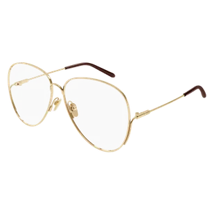 Okulary przeciwsłoneczne Chloé CC0018O 001 - Okulary korekcyjne, oprawki, szkła - miniaturka - grafika 1