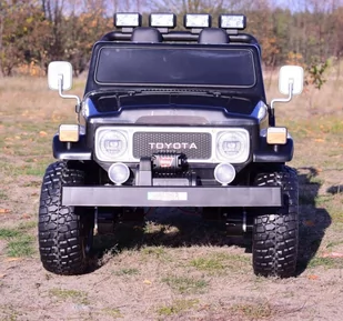 Toyota Land Cruiser Na Akumulator 4x4 Czarny /s316 - Pojazdy elektryczne dla dzieci - miniaturka - grafika 4