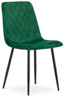 Krzesła - Komplet butelkowych krzeseł welurowych 4 szt. M1-R88 - miniaturka - grafika 1