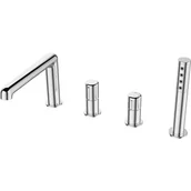 Baterie wannowe i prysznicowe - Laveo Pretto chrom BAO 014D - miniaturka - grafika 1