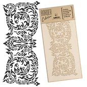 Scrapbooking - Szablon malarski border – bordiura // LAI THAI – KRANOK // 21x45cm - miniaturka - grafika 1