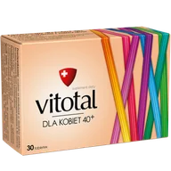 Witaminy i minerały - Vitotal dla kobiet 40+, 30 tabletek - miniaturka - grafika 1