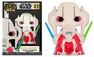 Figurki kolekcjonerskie - star wars - pop large enamel pin n° 27 - general grievous - chase - miniaturka - grafika 1