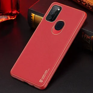 Dux Ducis Yolo eleganckie etui pokrowiec ze skóry ekologicznej Samsung Galaxy M30s czerwony - Etui i futerały do telefonów - miniaturka - grafika 14