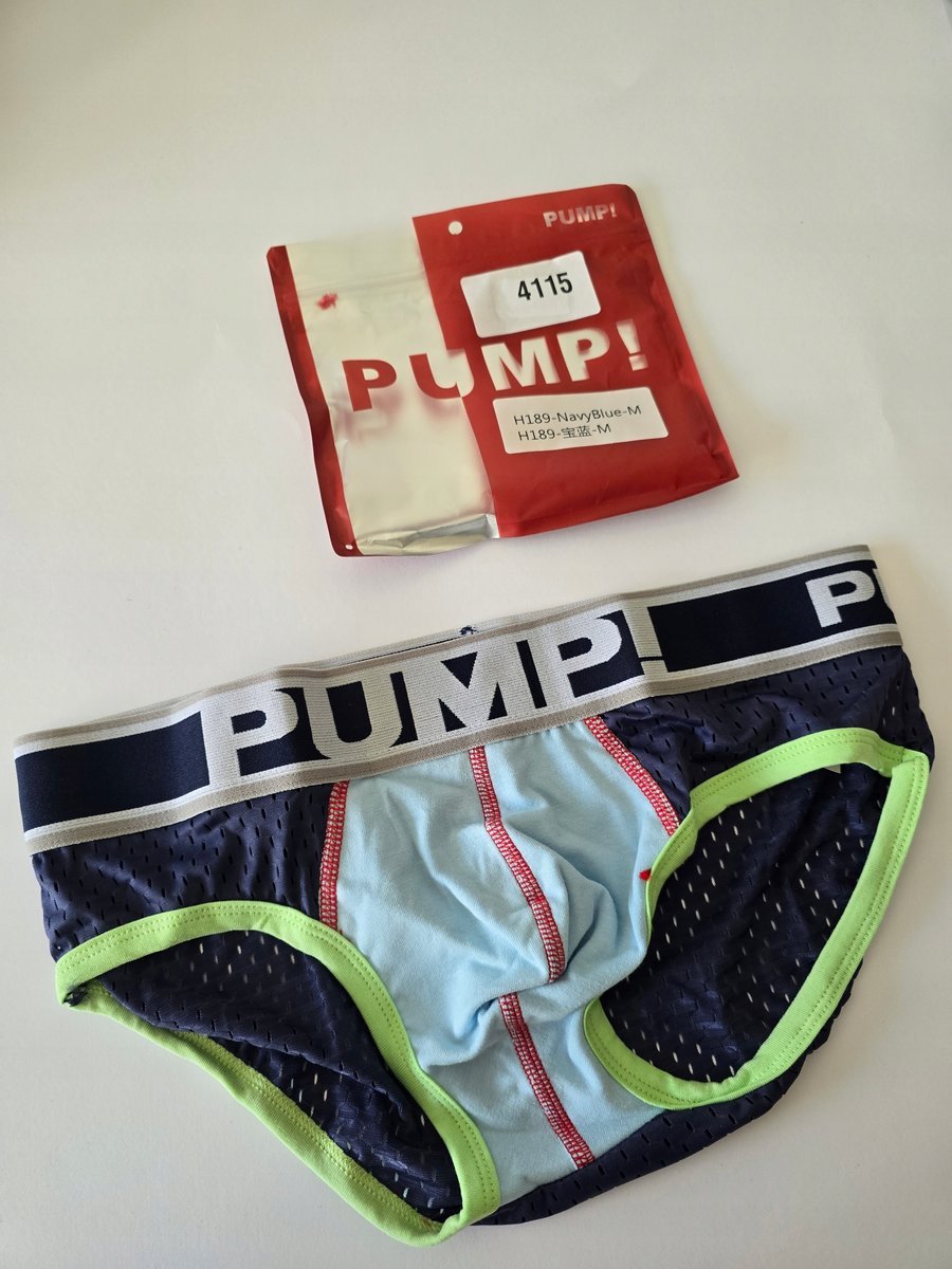 Męska bielizna, slipy marki PUMP rozmiar M, nowe majtki (4115)