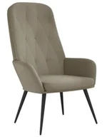 Fotele - Szary pikowany fotel wypoczynkowy B0-Z92 - miniaturka - grafika 1