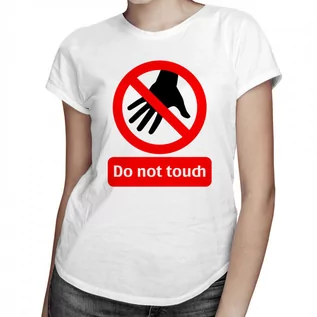 Koszulki męskie - Do Not Touch - damska koszulka z nadrukiem 8242 - grafika 1