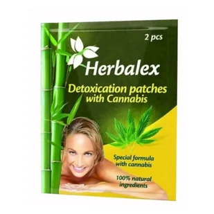 Plastry oczyszczające  z konopiami Herbalex 2 sztuki 9078084 - Żele i maści lecznicze - miniaturka - grafika 1