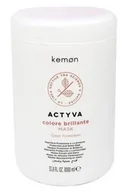 Maski do włosów - Kemon, Actyva Colore Brillante, Maska do włosów, 1l - miniaturka - grafika 1