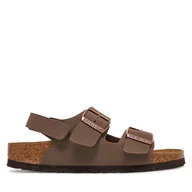 Buty dla chłopców - Sandały Birkenstock Milano As Kids 1029474 D Brązowy - miniaturka - grafika 1