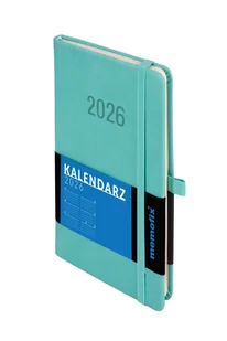 Kalendarz 2026 B6 Memofix Tdw turkusowy - kalendarz - Kalendarze - miniaturka - grafika 1