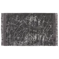 Dywany - Dywan z wiskozy 140 x 200 cm ciemnoszary HANLI - miniaturka - grafika 1