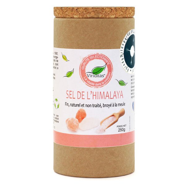 Przyprawy i zioła - Sól himalajska krystaliczna 250g / Les Jardins de Sainte-Hildegarde