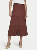 Spódnice - ONLY Spódnica maxi Mikka 15324808 Brązowy Regular Fit - miniaturka - grafika 1