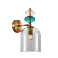 Lampy ścienne - Italux Busco Kinkiet WL-30263-1B-BRO-SG Złoty - miniaturka - grafika 1