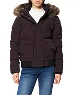 Kurtki damskie - Superdry Damska kurtka Everest Bomber, śliwka, XS - miniaturka - grafika 1