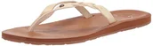 Klapki i japonki damskie - Roxy Klapki damskie Liza Sandal, Ochra 21, 39 EU - miniaturka - grafika 1