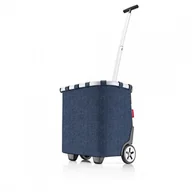 Torby i wózki na zakupy - Wózek carrycruiser, herringbone dark blue kod: ROE4113 - miniaturka - grafika 1