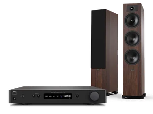 NAD C 338 (czarny) + Tesi 6 (mokka) - Zestawy stereo - miniaturka - grafika 1
