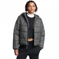 Kurtki damskie - Damska kurtka puchowa pikowana Under Armour Lw Insulate Jacket - szara - miniaturka - grafika 1