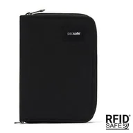 Portfele - Portfel męski duży RFID Pacsafe - czarny - miniaturka - grafika 1