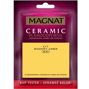 Magnat Tester Ceramic miodowy amber 30 ml - Farby wewnętrzne - miniaturka - grafika 2