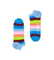 Skarpetki męskie - Happy Socks Stripe Low Sock, Skarpety dla kobiet i mężczyzn, Niebieski-Czerwony-Pomarańczowy-Rosa (41-46) - miniaturka - grafika 1