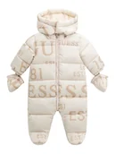 Kombinezony dla dzieci - Guess Kombinezon zimowy H5BW00 WCFM0 Écru Regular Fit - miniaturka - grafika 1