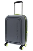 Walizki - Mandarina Duck Logo DUCK + walizka na kółkach Large EXP, Gray&lime, L, LogoDuck + - miniaturka - grafika 1