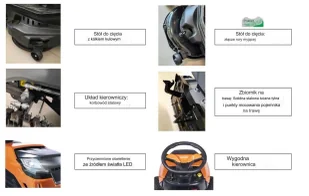 OLEO MAC OM 86R/12.5 KM TRAKTOREK OGRODOWY 68059204  - Kosiarki traktorki - miniaturka - grafika 11