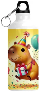 Bidon Butelka Kapibara 500ml Na Wodę Z Napisem Nadrukiem Prezent Dzieci - Shakery i bidony sportowe Bidon Butelka Kapibara 500ml Na Wodę Z Napisem Nadrukiem Prezent Dzieci - Shakery i bidony sportowe - miniaturka - grafika 1