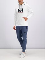 Bluzy sportowe damskie - Helly Hansen Bluza Hh Logo 33977 Biały Regular Fit - miniaturka - grafika 1