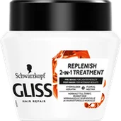 Maski do włosów - Schwarzkopf Gliss Total Repair Treatment Mask - maska do włosów 300 ml - miniaturka - grafika 1