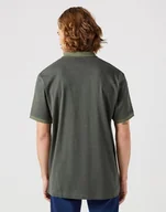 Koszulki męskie - MĘSKA KOSZULKA POLO POLÓWKA WRANGLER POLO SHIRT DUSTY OLIVE 112350410 W709013993 - Wrangler - miniaturka - grafika 1