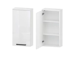 Szafka Łazienkowa Athos 45 90 D L - Uchwyt Czarny Mat - Szafki łazienkowe - miniaturka - grafika 1