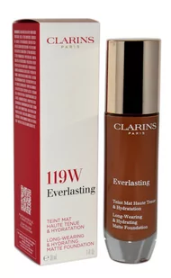 Clarins, Everlasting foundation, Podkład do twarzy, 119w Mocha, 30 ml - Podkłady do twarzy - miniaturka - grafika 1