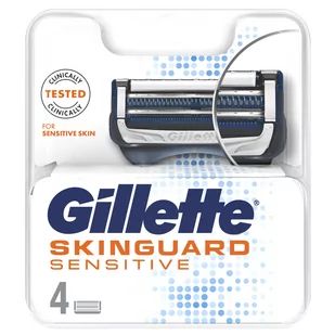 Gillette Skinguard Sensitive Wkłady 4szt - Akcesoria i części do maszynek do golenia - miniaturka - grafika 1