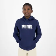 Bluzy dla dziewczynek - Bluza dziecięca Puma z kapturem - miniaturka - grafika 1