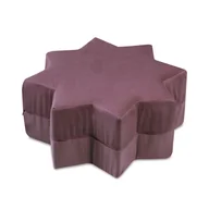 Zestawy mebli dla dzieci - Misioo Pufa 54X25 Cm Gwiazda Lila - miniaturka - grafika 1