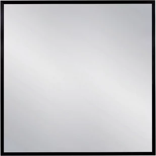 Lustro łazienkowe kwadratowe 80x80 cm czarna rama - Lustra - miniaturka - grafika 1