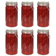 Pojemniki kuchenne - vidaXL vidaXL Słoiki z zamknięciem pałąkowym, 6 szt., 1000 ml - miniaturka - grafika 1