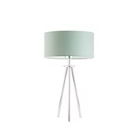 Lampy stojące - Lampka nocna LYSNE Alta, miętowa, stalowa, E27, 50x30 cm - miniaturka - grafika 1