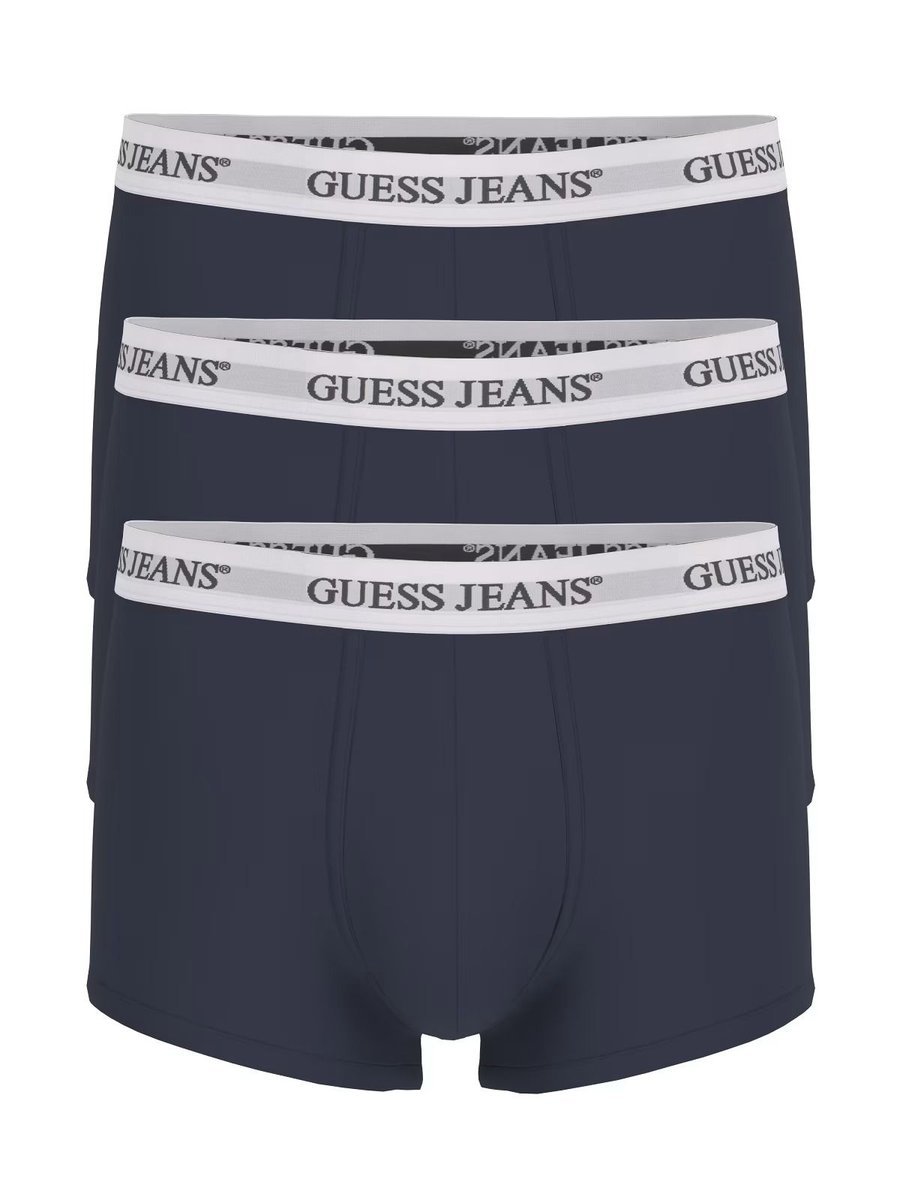 intimo parigamba uomo guess jeans m4bz48 k6yw1 - 3 pack trunk a71w daring ocean