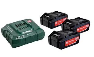 Metabo Zestaw 5,2 Ah 3 akumulatory. ładowarka 685048000 (685048000 / 4007430236869) - Akumulatory do elektronarzędzi - miniaturka - grafika 2