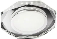 Oprawy, klosze i abażury - Candellux Lighting oczko stropowe LED SSP-24 CH/TR+WH 2263922 ośmiokątne szklane transparentne do wpuszczenia 2263922 - miniaturka - grafika 1