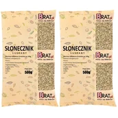 Ziarna i nasiona roślin strączkowych - Słonecznik łuskany 1kg (2x500g) - miniaturka - grafika 1
