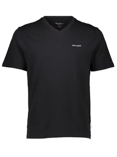 Pepe Jeans Koszulka w kolorze czarnym - Koszulki męskie - miniaturka - grafika 1