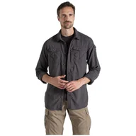 Koszulki sportowe męskie - Koszula męska Craghoppers NosiLife Adventure Long Sleeved Shirt III Rozmiar: M / Kolor: czarny - miniaturka - grafika 1